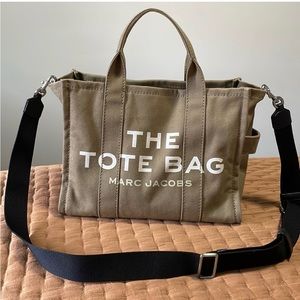 MARC JACOBS MEDIUM TOTE BAG OLIVE GREEN